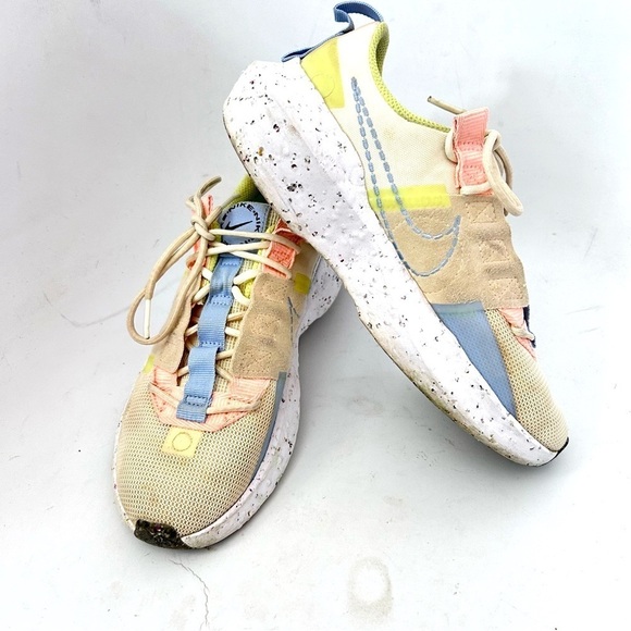 NIKE Crater Impact Athletic Casual Sneaker Cashmere Lime Women Size 6 CW2386-700 - Picture 5 of 12